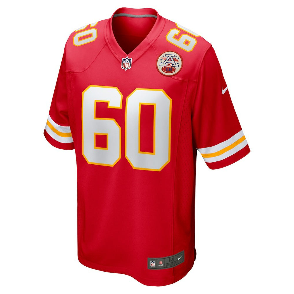 Hunter Nourzad Kansas City Chiefs Game Jersey - Red - Nike