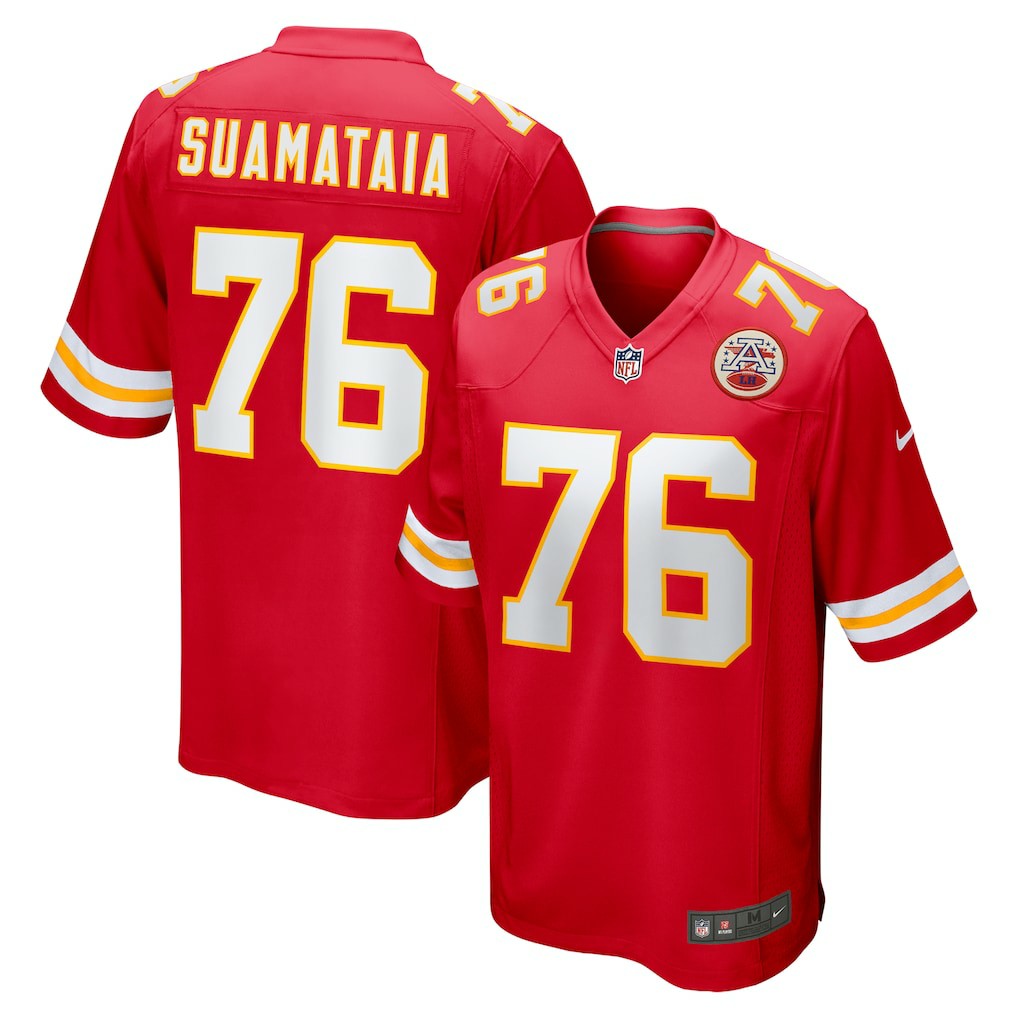 Kingsley Suamataia Kansas City Chiefs Game Jersey - Red - Nike