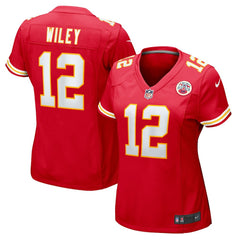 Jared Wiley Kansas City Chiefs Women's Game Jersey - Red - Nike