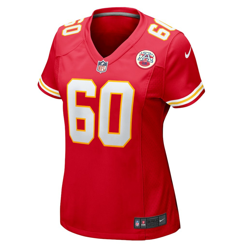 Hunter Nourzad Kansas City Chiefs Women's Game Jersey - Red - Nike