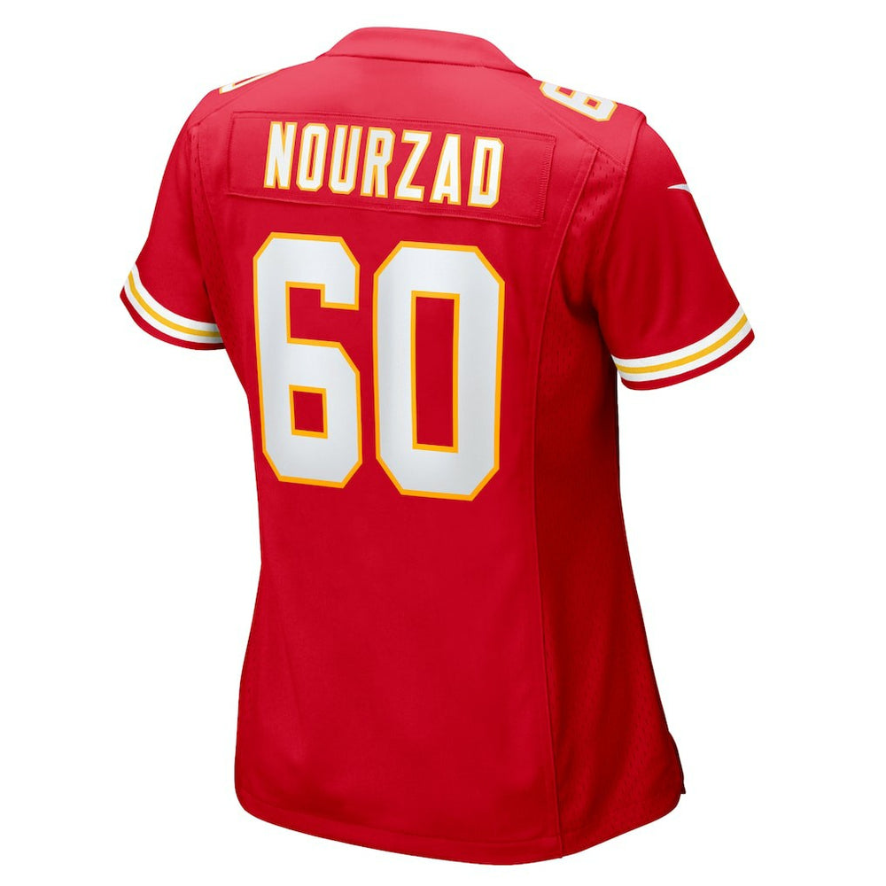 Hunter Nourzad Kansas City Chiefs Women's Game Jersey - Red - Nike