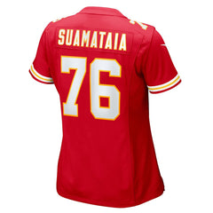 Kingsley Suamataia Kansas City Chiefs Women's Game Jersey - Red - Nike