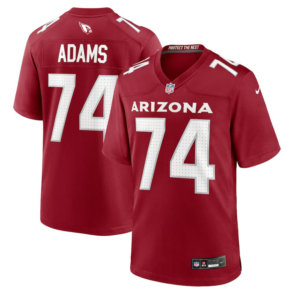 Isaiah Adams Arizona Cardinals Team Game Jersey - Cardinal - Nike
