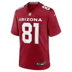 Travis Vokolek Arizona Cardinals Team Game Jersey - Cardinal - Nike