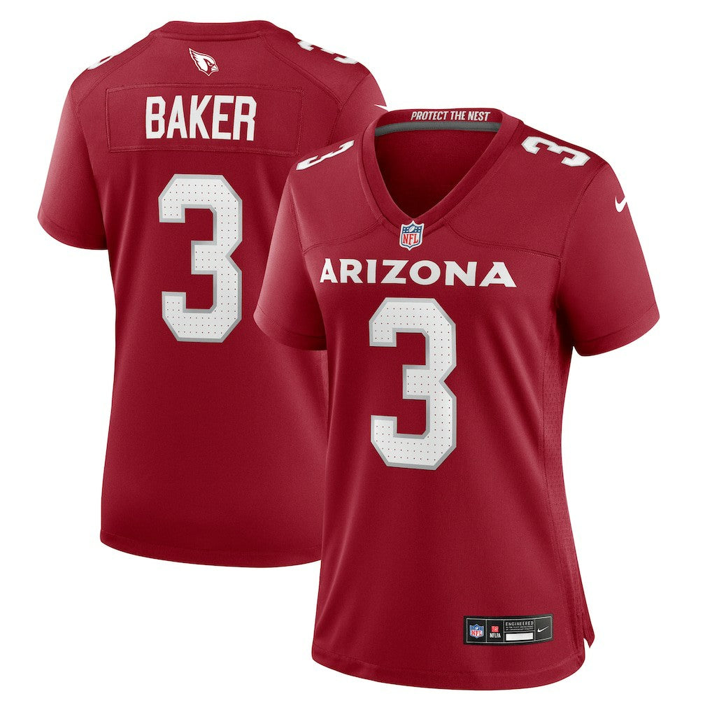 Budda Baker Arizona Cardinals Women's Team Game Jersey - Cardinal - Nike