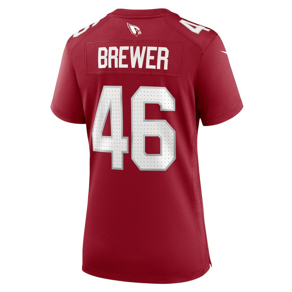 Aaron Brewer Arizona Cardinals Women's Game Jersey - Cardinal - Nike