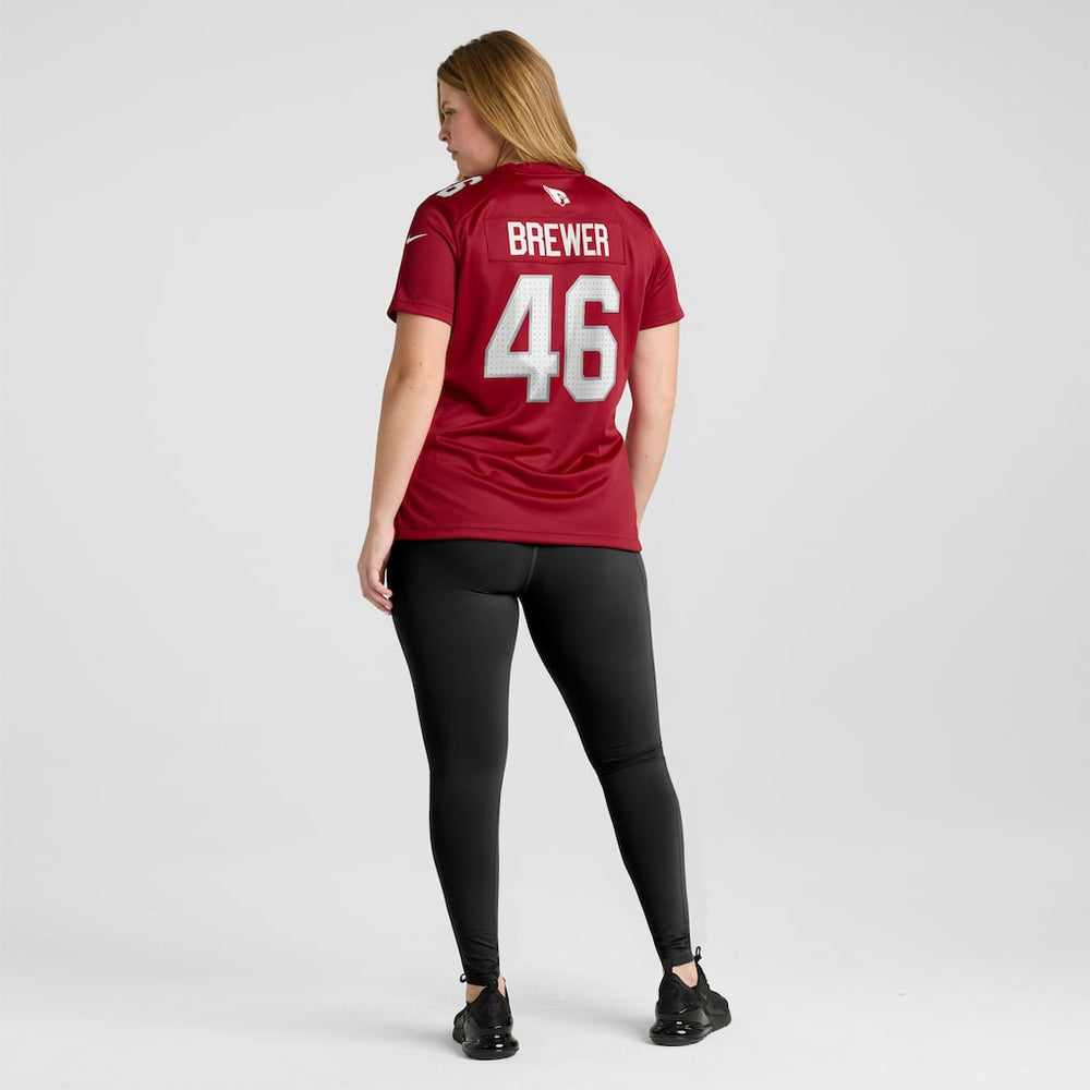 Aaron Brewer Arizona Cardinals Women's Game Jersey - Cardinal - Nike