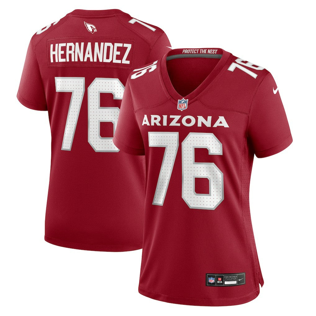 Will Hernandez Arizona Cardinals Women's Game Jersey - Cardinal - Nike