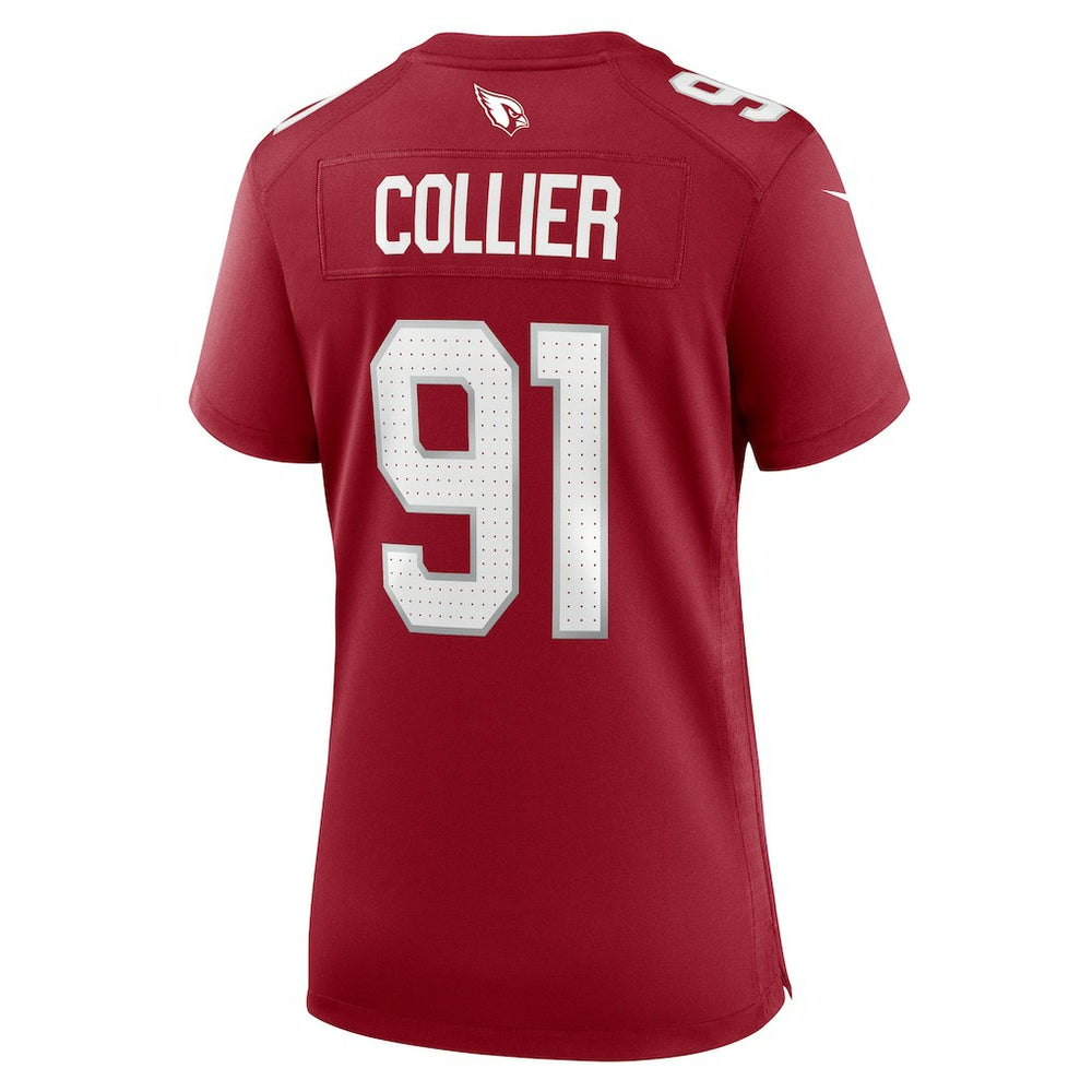 L.J. Collier Arizona Cardinals Women's Game Jersey - Cardinal - Nike