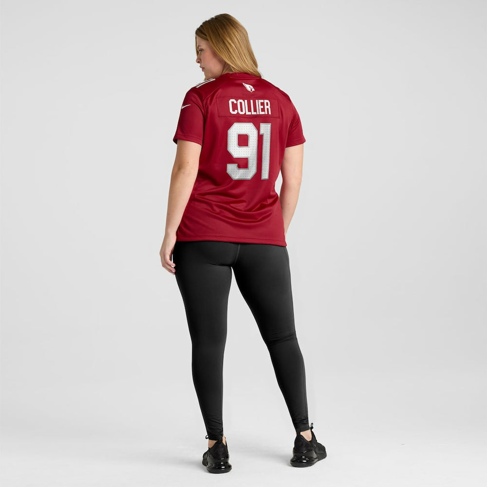 L.J. Collier Arizona Cardinals Women's Game Jersey - Cardinal - Nike