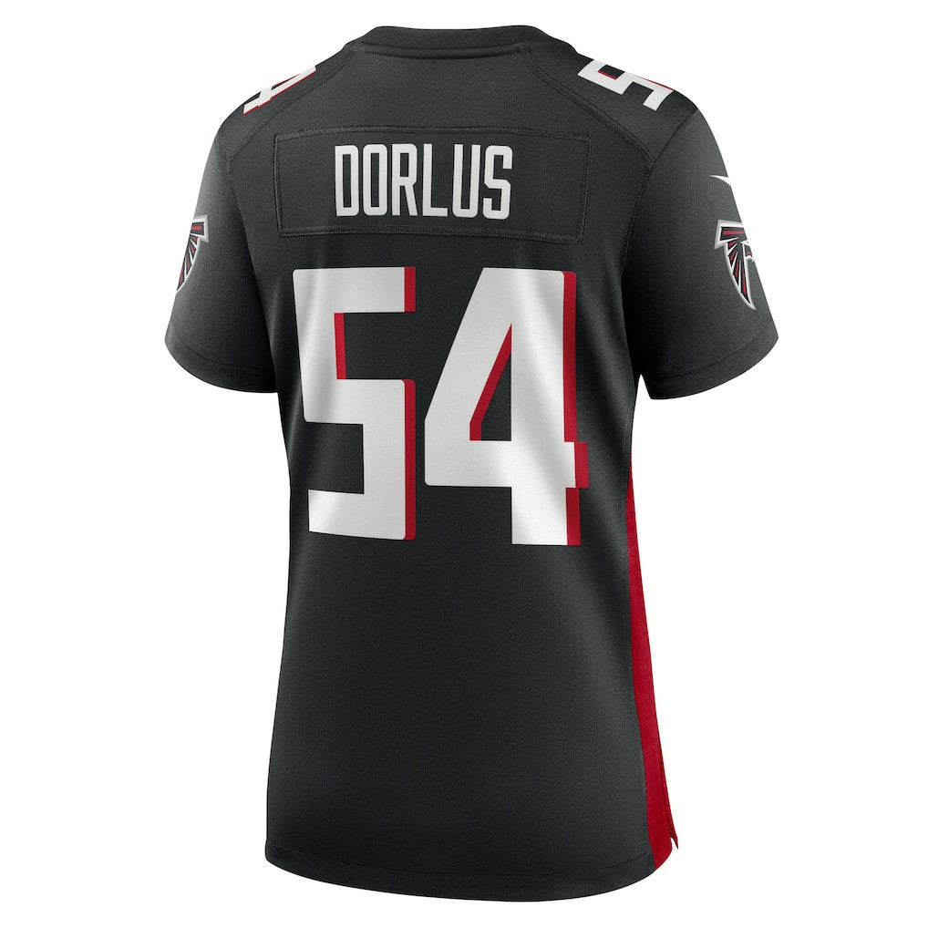 Brandon Dorlus Atlanta Falcons Women's Game Jersey - Black - Nike