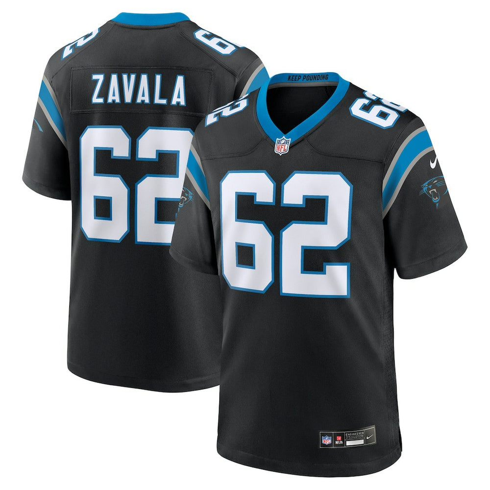 Chandler Zavala Carolina Panthers Game Jersey - Black - Nike