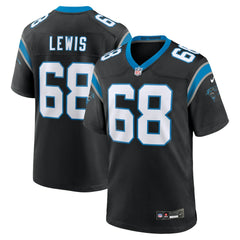 Damien Lewis Carolina Panthers Game Jersey - Black - Nike