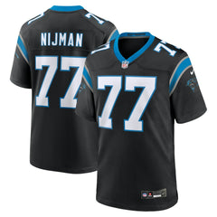Yosh Nijman Carolina Panthers Game Jersey - Black - Nike