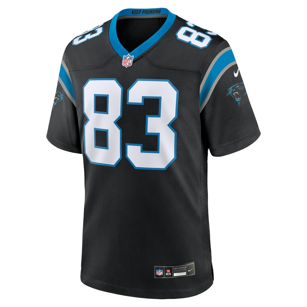 David Moore Carolina Panthers Game Jersey - Black - Nike