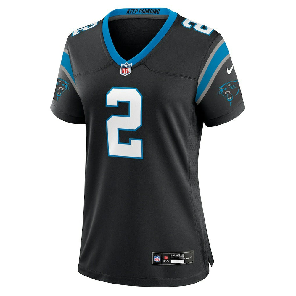 Mike Jackson Carolina Panthers Women's Game Jersey - Black - Nike