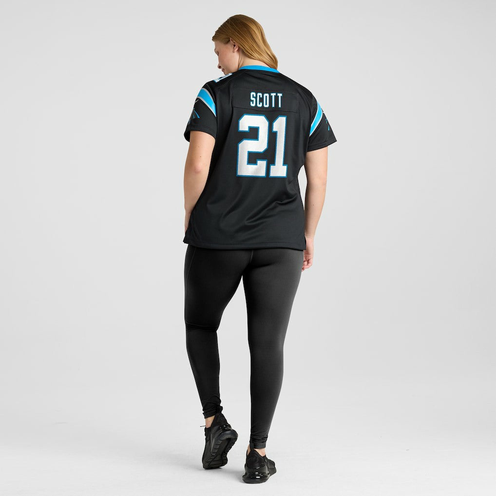 Nick Scott Carolina Panthers Women's Game Jersey - Black - Nike