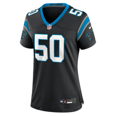 Robert Hunt Carolina Panthers Women's Game Jersey - Black - Nike