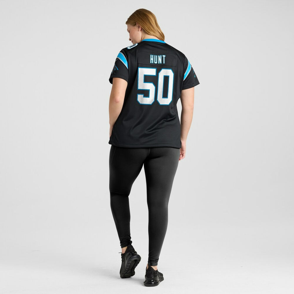 Robert Hunt Carolina Panthers Women's Game Jersey - Black - Nike
