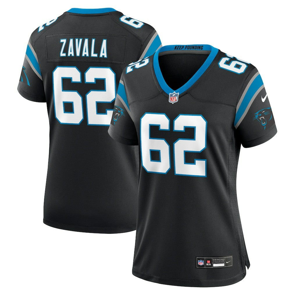 Chandler Zavala Carolina Panthers Women's Game Jersey - Black - Nike