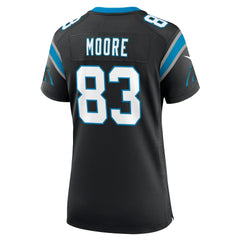 David Moore Carolina Panthers Women's Game Jersey - Black - Nike