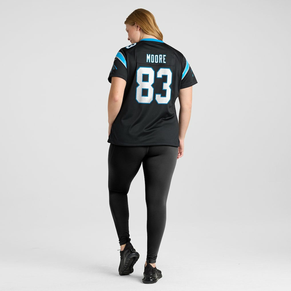 David Moore Carolina Panthers Women's Game Jersey - Black - Nike