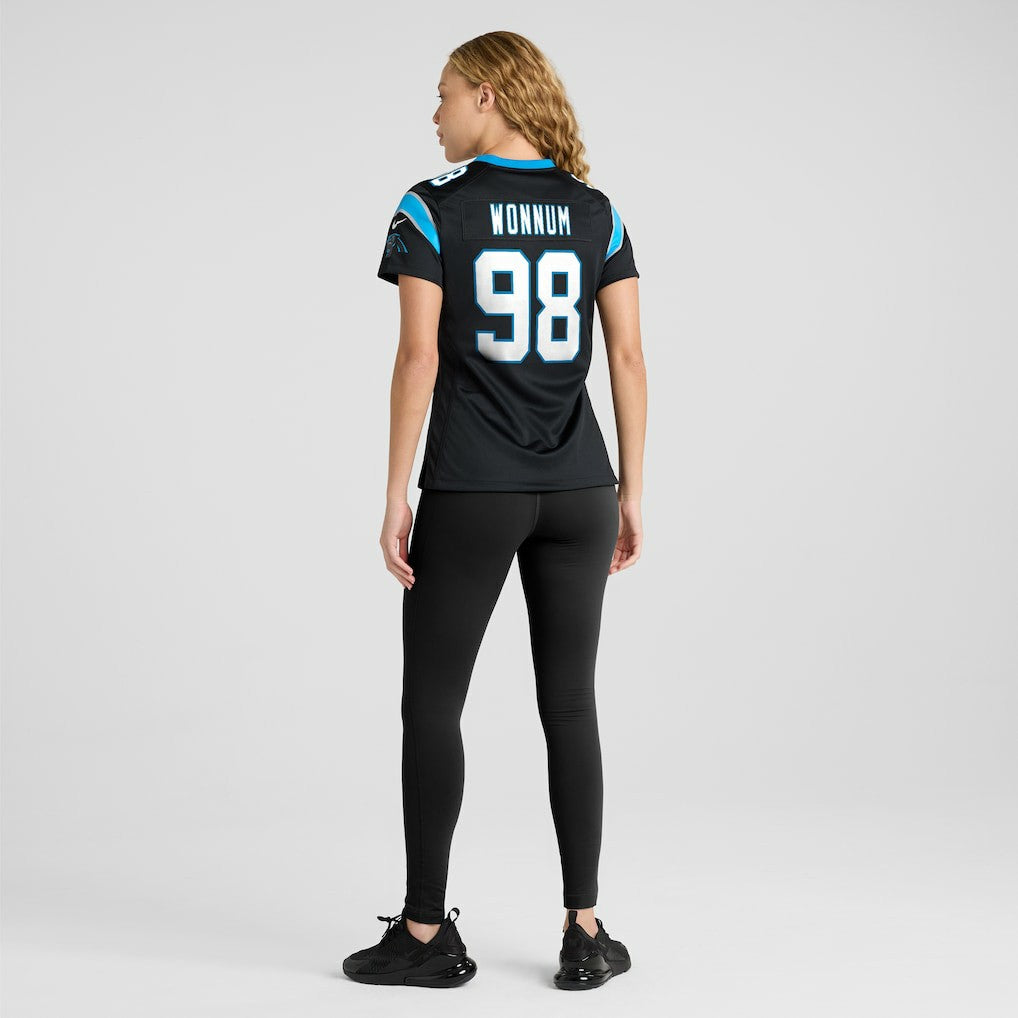 D.J. Wonnum Carolina Panthers Women's Game Jersey - Black - Nike