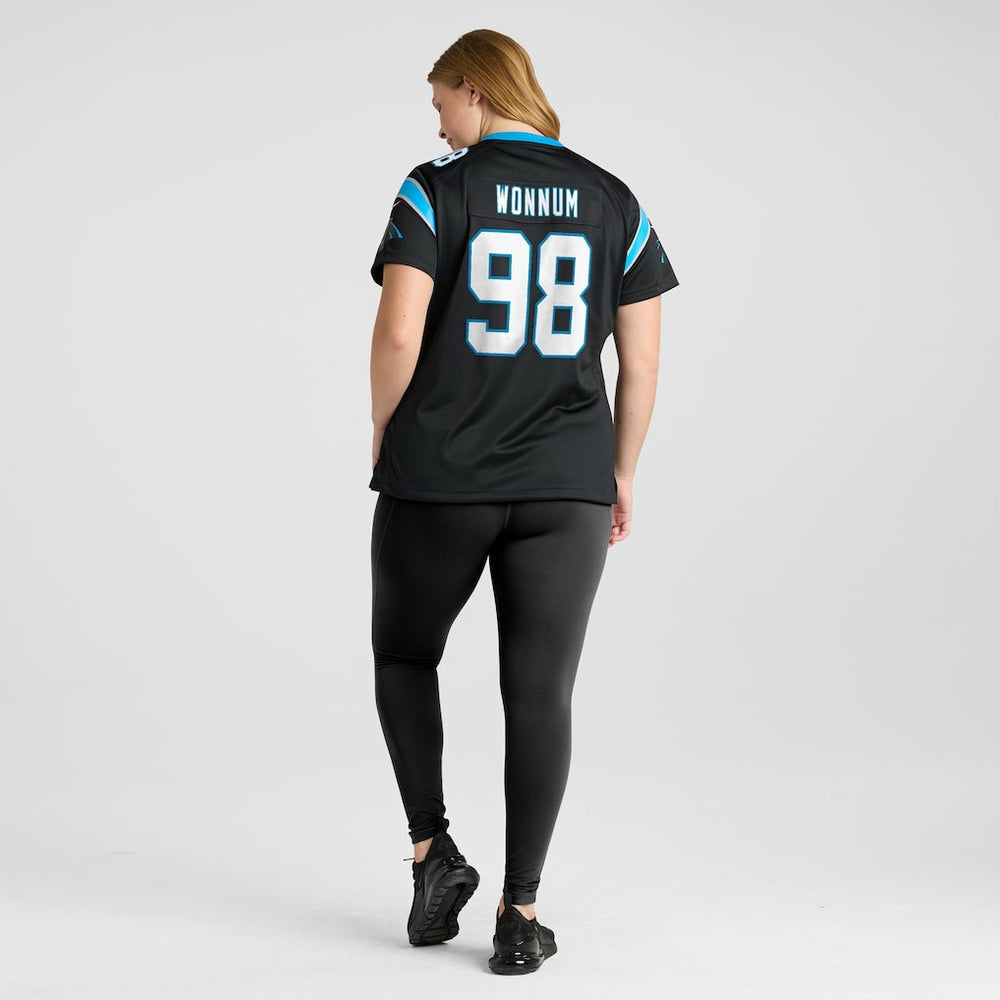 D.J. Wonnum Carolina Panthers Women's Game Jersey - Black - Nike