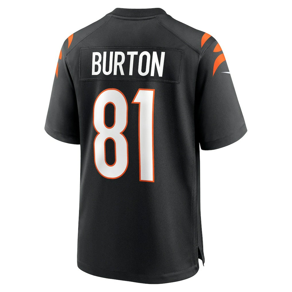 Jermaine Burton Cincinnati Bengals Game Jersey - Black - Nike