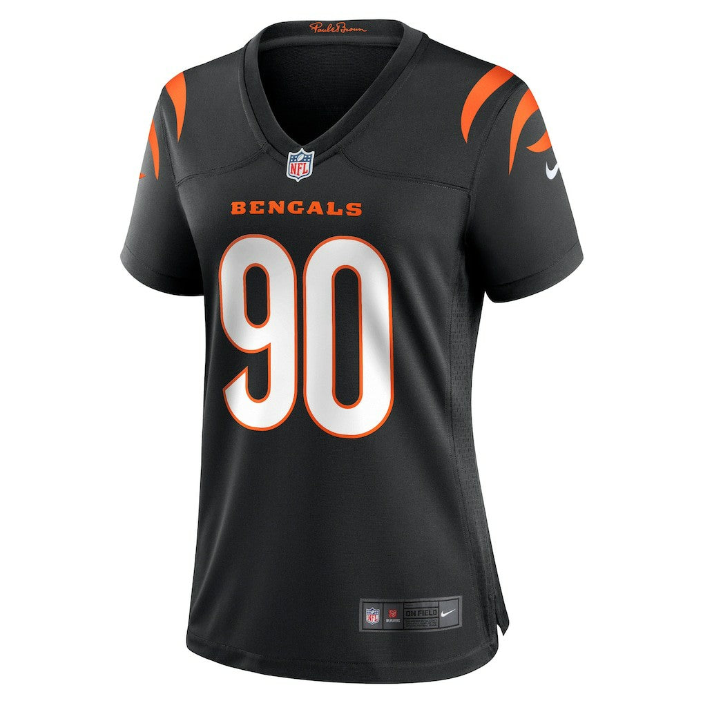 Kris Jenkins Jr. Cincinnati Bengals Women's Game Jersey - Black - Nike
