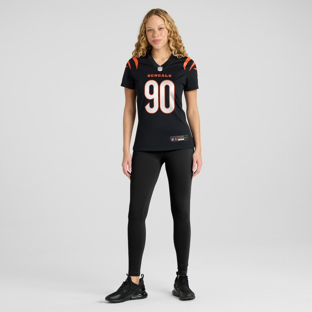 Kris Jenkins Jr. Cincinnati Bengals Women's Game Jersey - Black - Nike