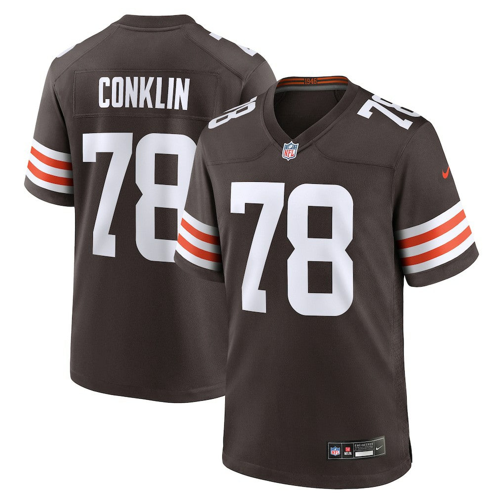 Jack Conklin Cleveland Browns Team Game Jersey - Brown - Nike