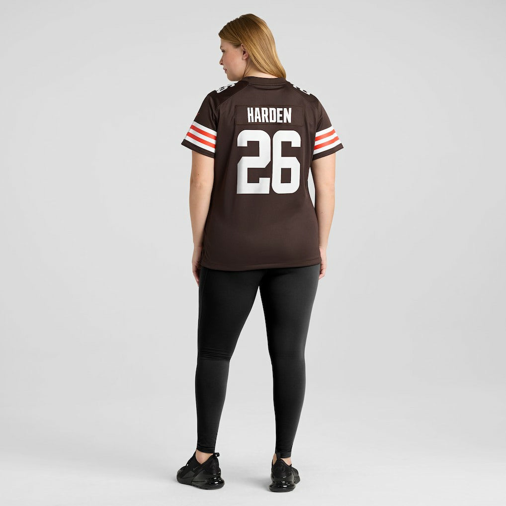 Myles Harden Cleveland Browns Women's Game Jersey - Brown - Nike