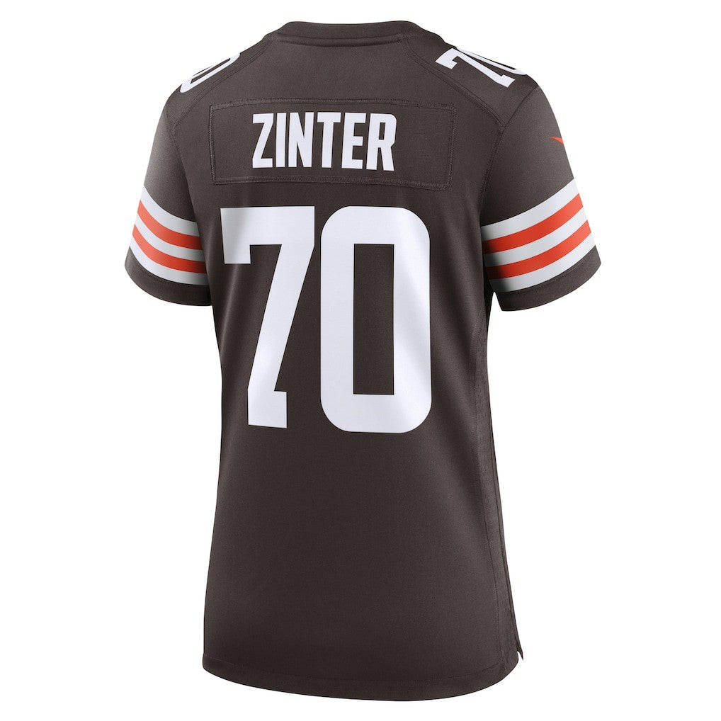 Zak Zinter Cleveland Browns Women's Game Jersey - Brown - Nike