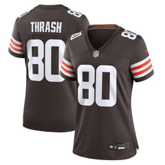 Jamari Thrash Cleveland Browns Women's Game Jersey - Brown - Nike