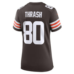 Jamari Thrash Cleveland Browns Women's Game Jersey - Brown - Nike