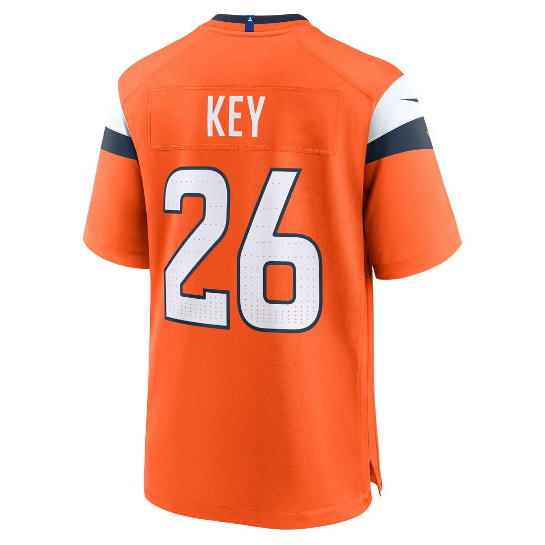 Devon Key Denver Broncos Team Game Jersey - Orange - Nike