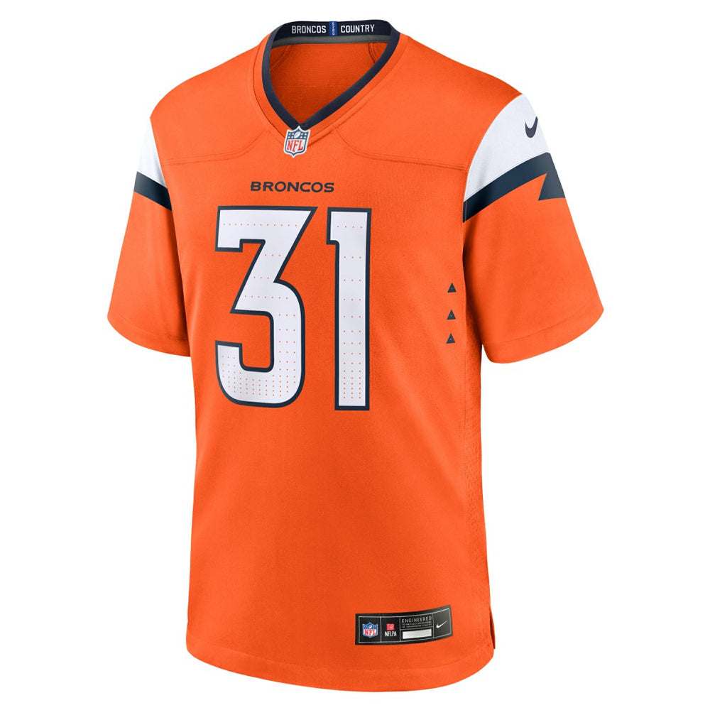 Kris Abrams-Draine Denver Broncos Team Game Jersey - Orange - Nike