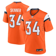 JL Skinner Denver Broncos Team Game Jersey - Orange - Nike