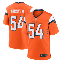 Alex Forsyth Denver Broncos Team Game Jersey - Orange - Nike