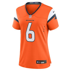 P.J. Locke Denver Broncos Women's Team Game Jersey - Orange - Nike