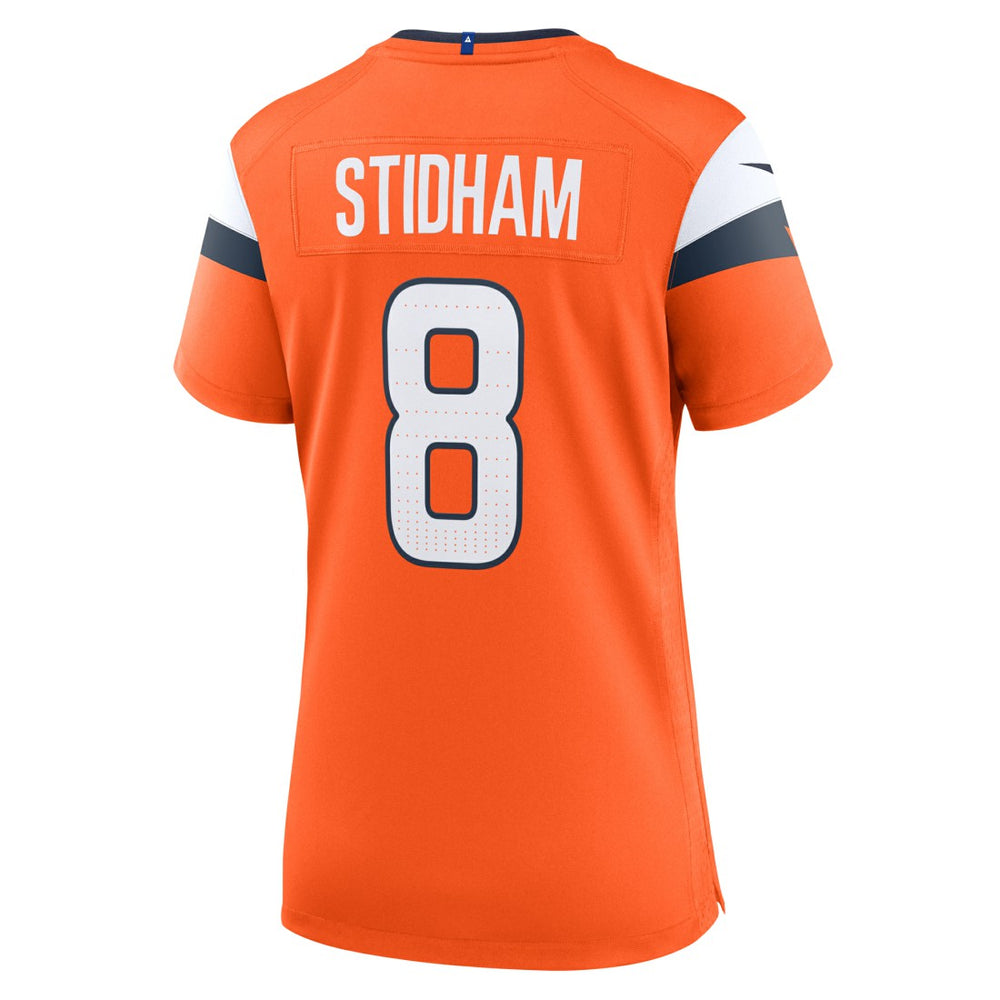 Jarrett Stidham Denver Broncos Women's Team Game Jersey - Orange - Nike