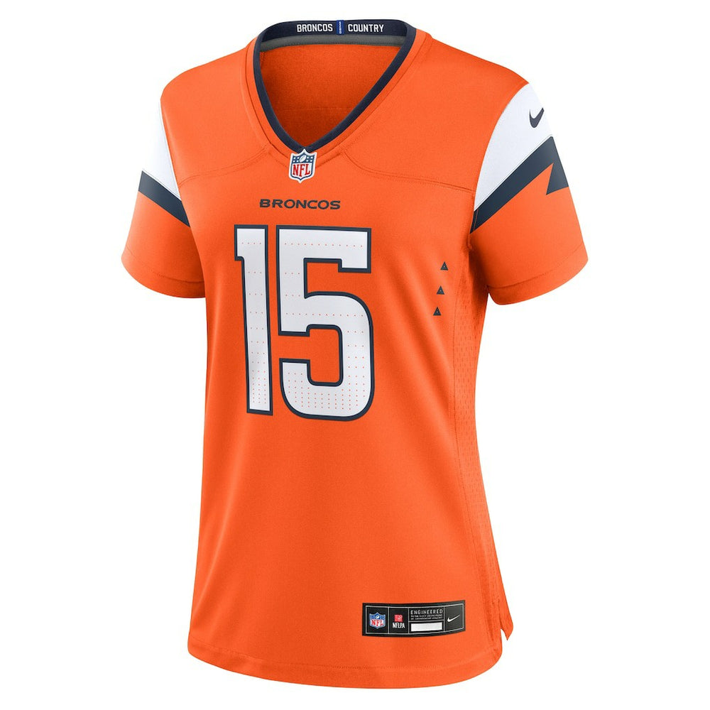 Nik Bonitto Denver Broncos Women's Team Game Jersey - Orange - Nike