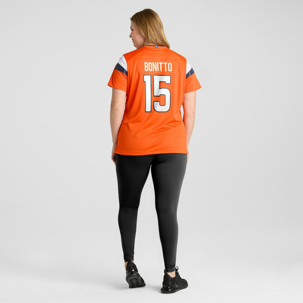 Nik Bonitto Denver Broncos Women's Team Game Jersey - Orange - Nike