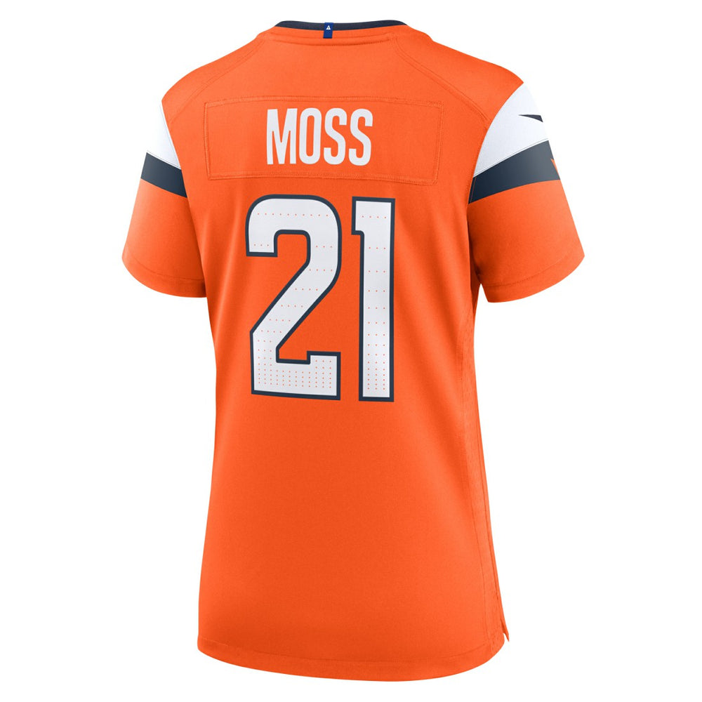 Riley Moss Denver Broncos Women's Team Game Jersey - Orange - Nike