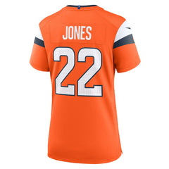 Brandon Jones Denver Broncos Women's Team Game Jersey - Orange - Nike