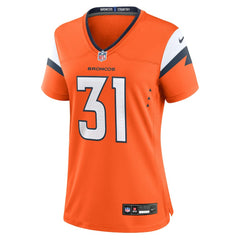 Kris Abrams-Draine Denver Broncos Women's Team Game Jersey - Orange - Nike