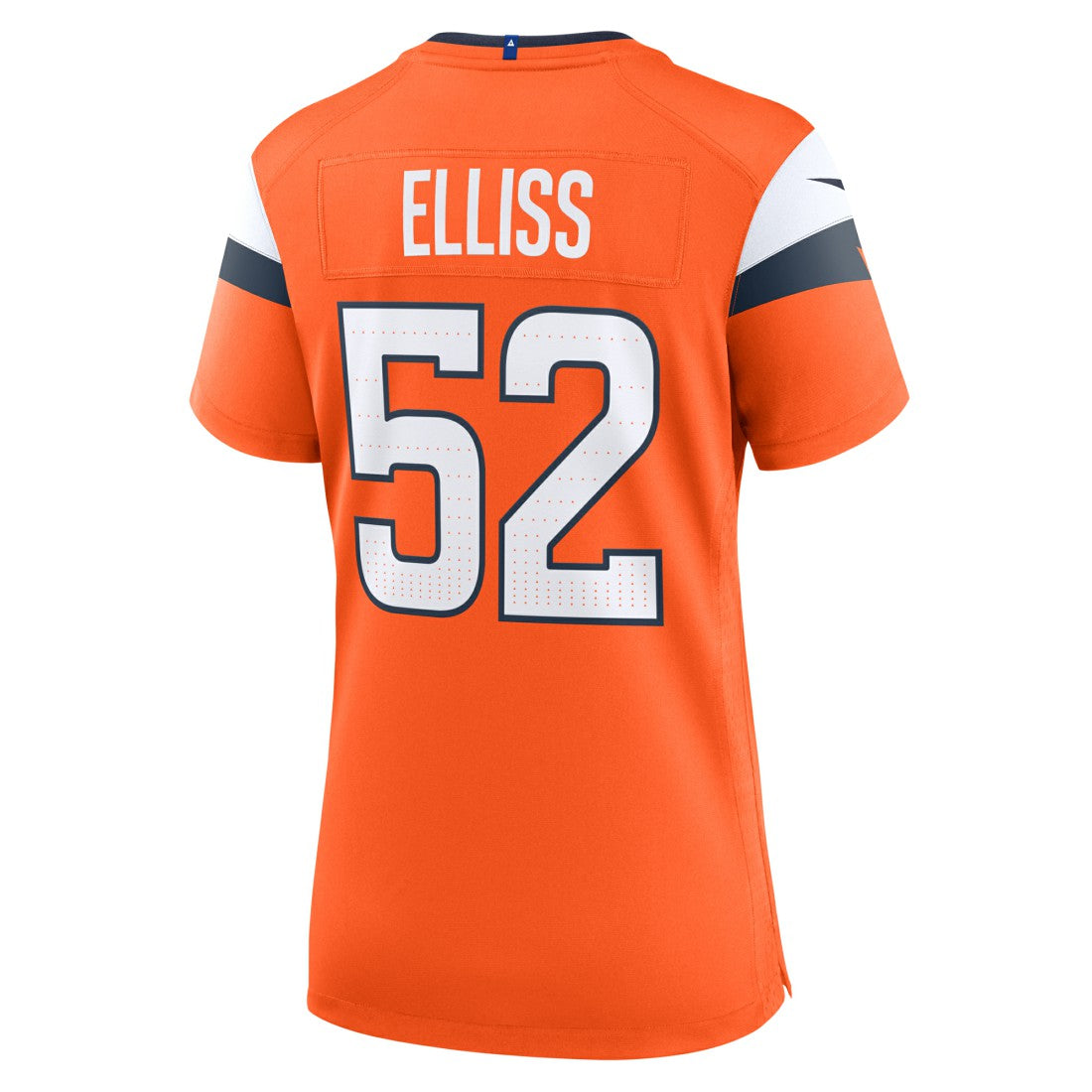 Jonah Elliss Denver Broncos Women's Team Game Jersey - Orange - Nike