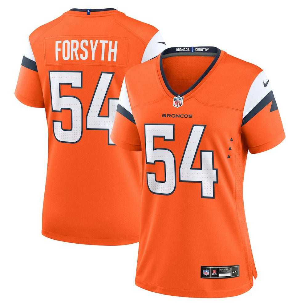 Alex Forsyth Denver Broncos Women's Team Game Jersey - Orange - Nike