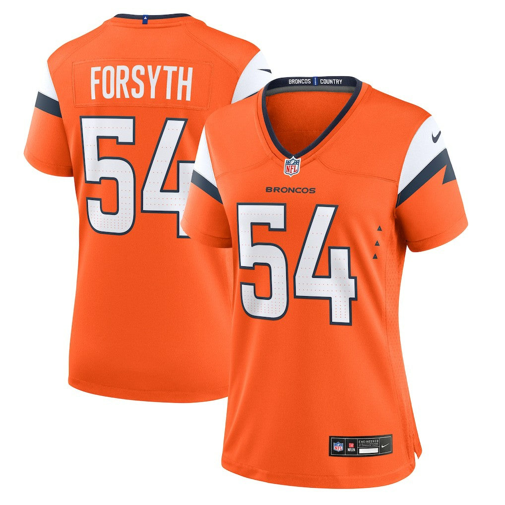 Alex Forsyth Denver Broncos Women's Team Game Jersey - Orange - Nike